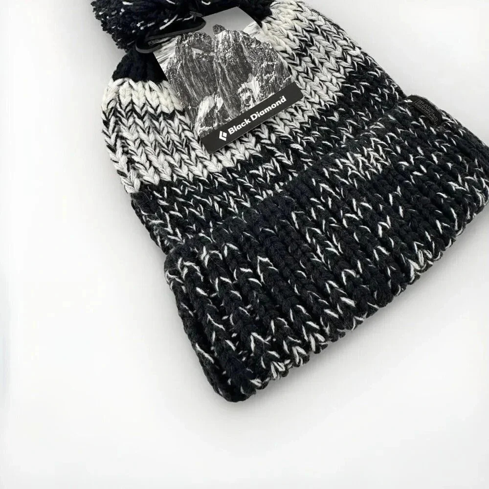 Black Diamond Bengal Black Ombre Pom Beanie Unisex - Picture 2 of 5